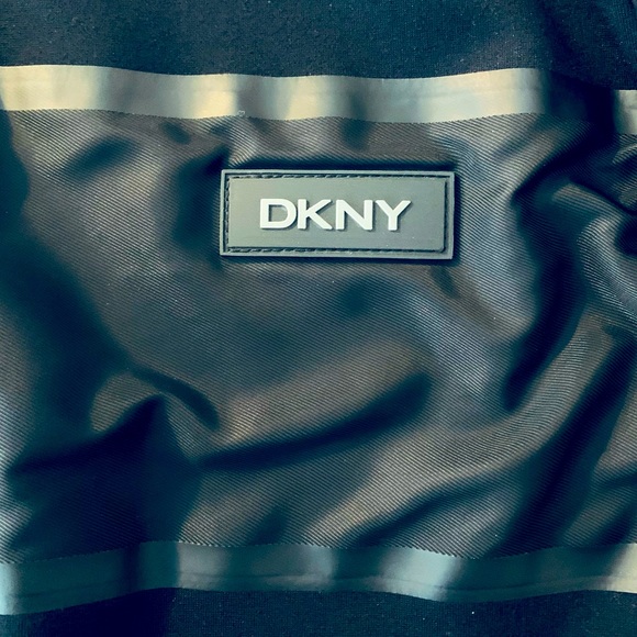 DKNY, Men’s Heavy Weight Track Jacket with Detailed Trim, Black, size S - Picture 6 of 8
